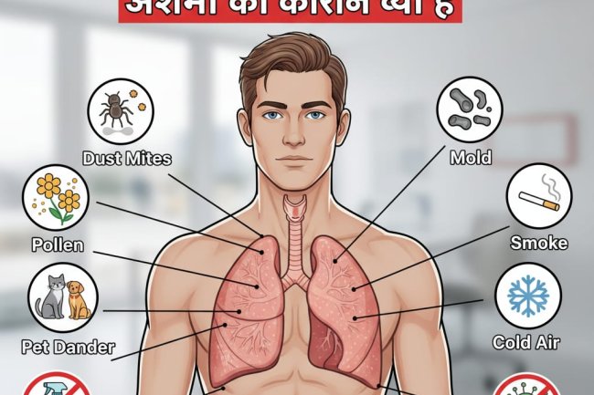 दम्याची (Asthma) मुख्य कारणे ?