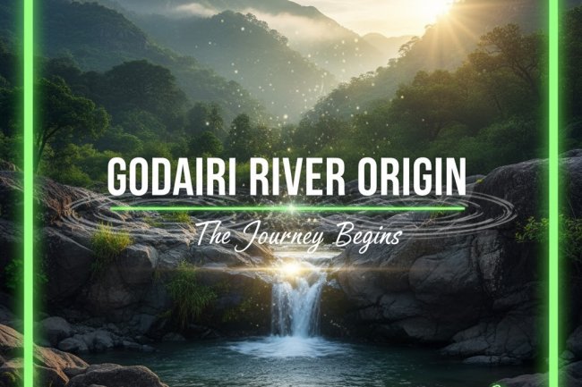 गोदावरी नदी का उद्गम (Origin)
